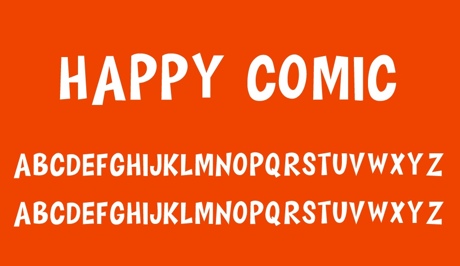 HAPPY COMIC font