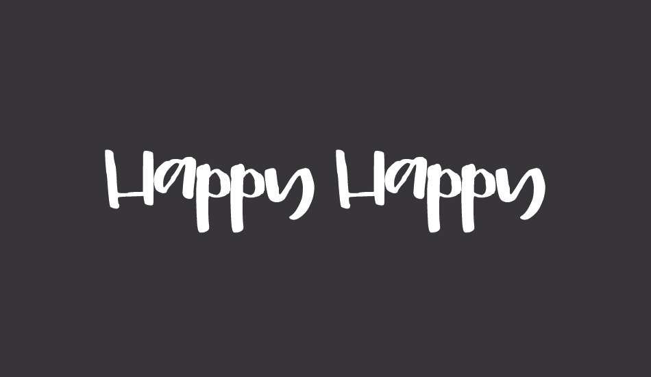 Happy Happy font big