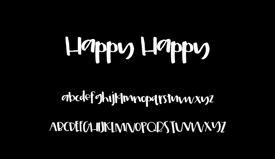 Happy Happy font