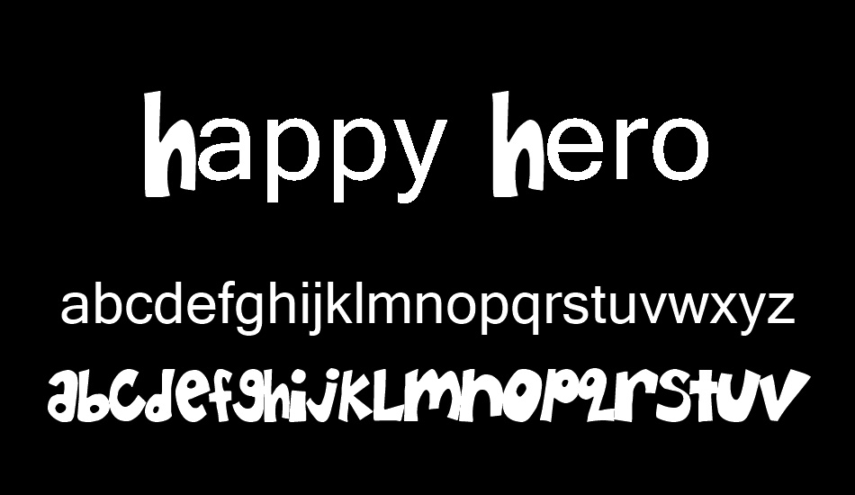 Happy Hero font