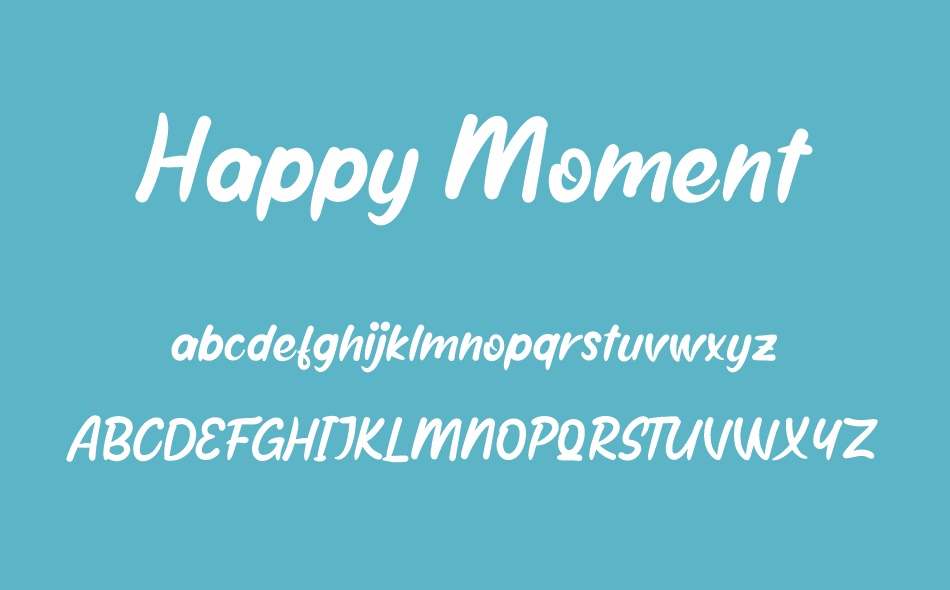 Happy Moment font