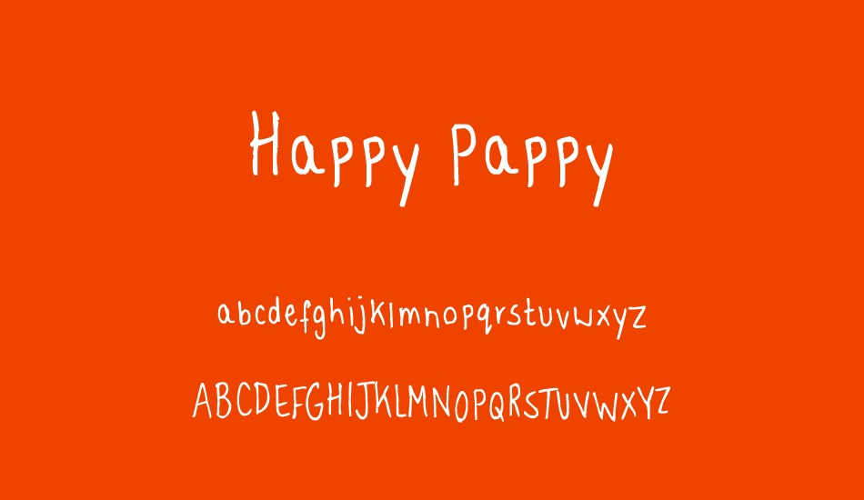 Happy Pappy font