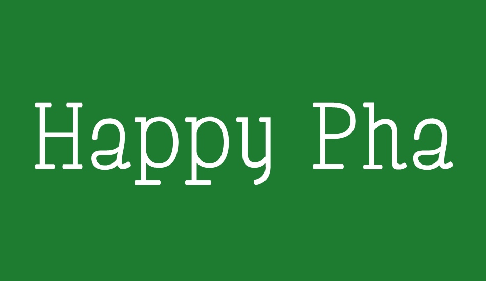 Happy Phantom font big