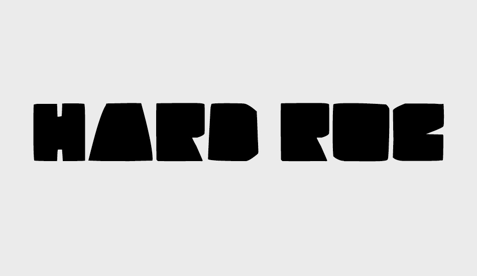 Hard Rock Kids font big