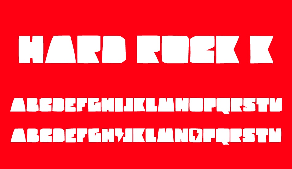 Hard Rock Kids font