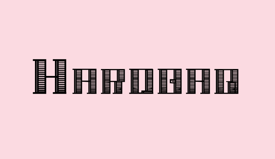 Hardbaq font big