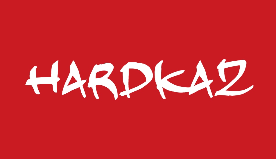 Hardkaze font big