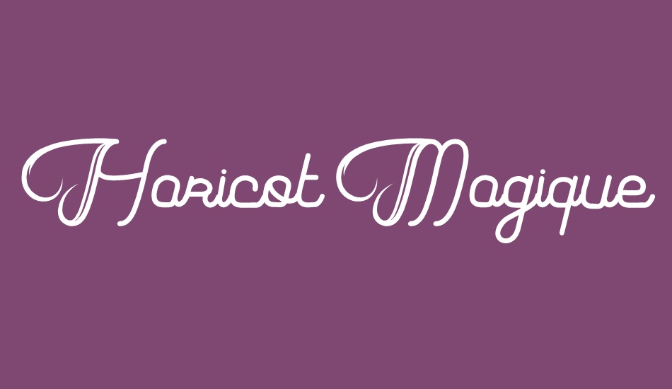 Haricot Magique font big