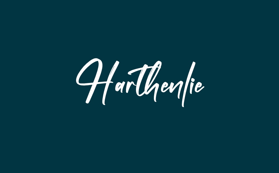 Harthenlie font big