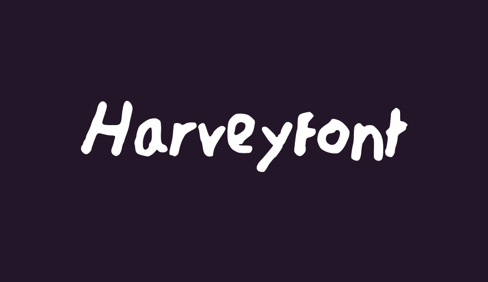 Harveyfont font big