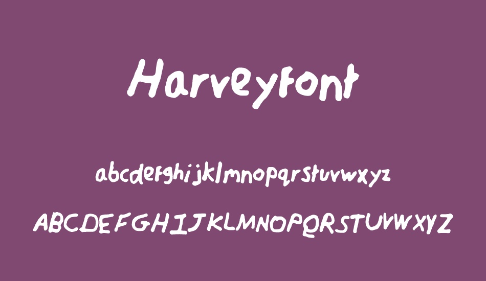 Harveyfont font