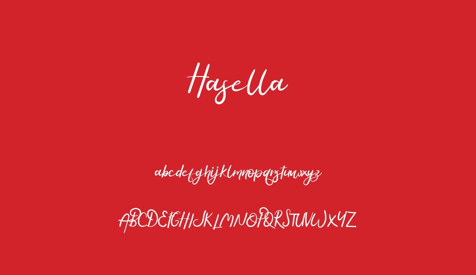 Hasella font