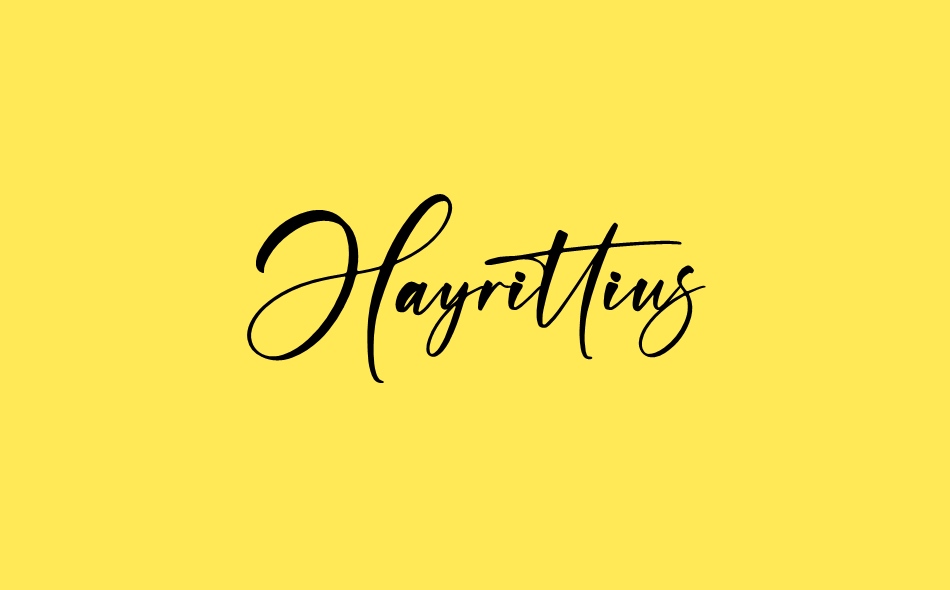 Hayrittius font big