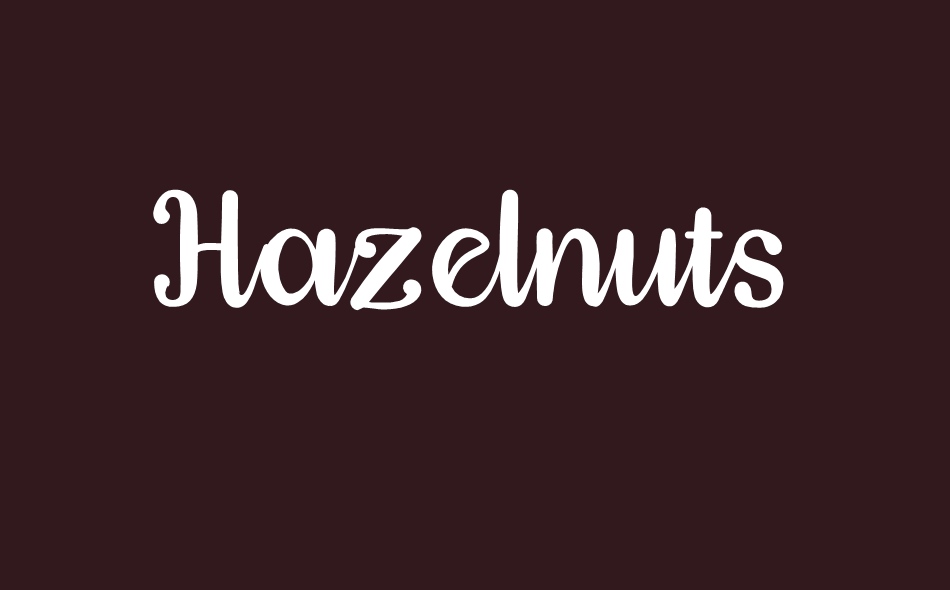 Hazelnuts font big