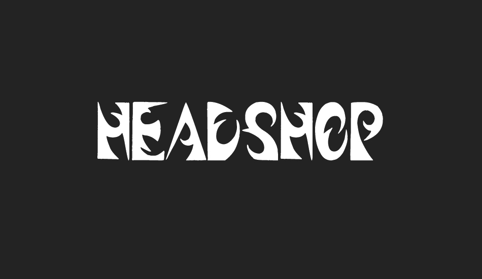 Headshop font big