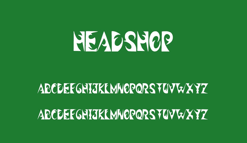 Headshop font