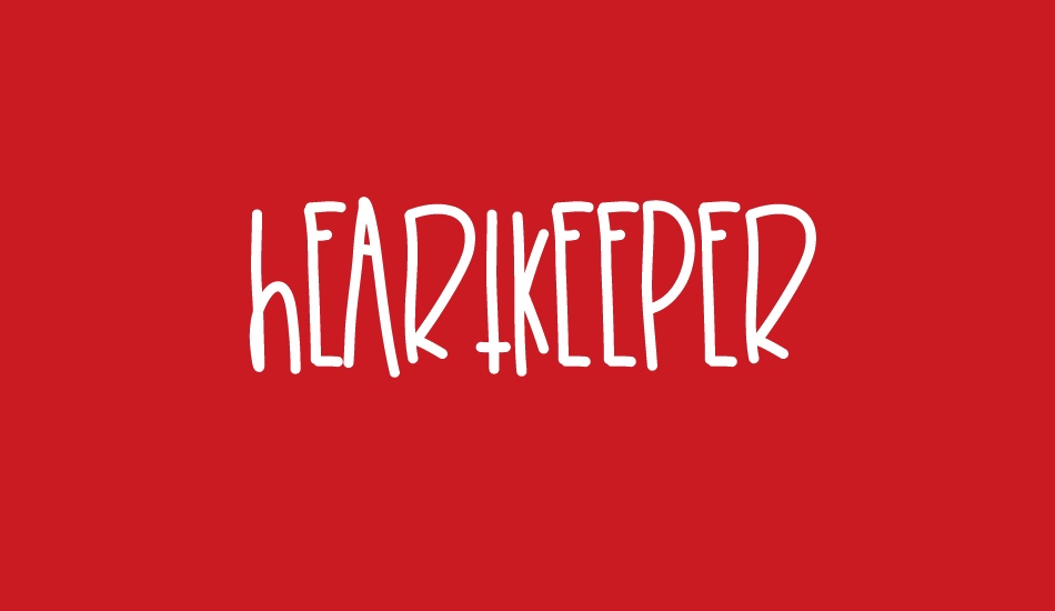 HeartKeeper font big