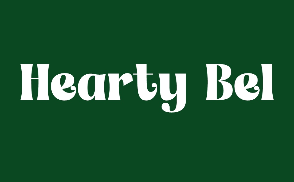 Hearty Beltime font big