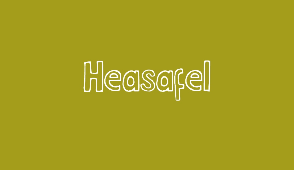 Heasafel font big