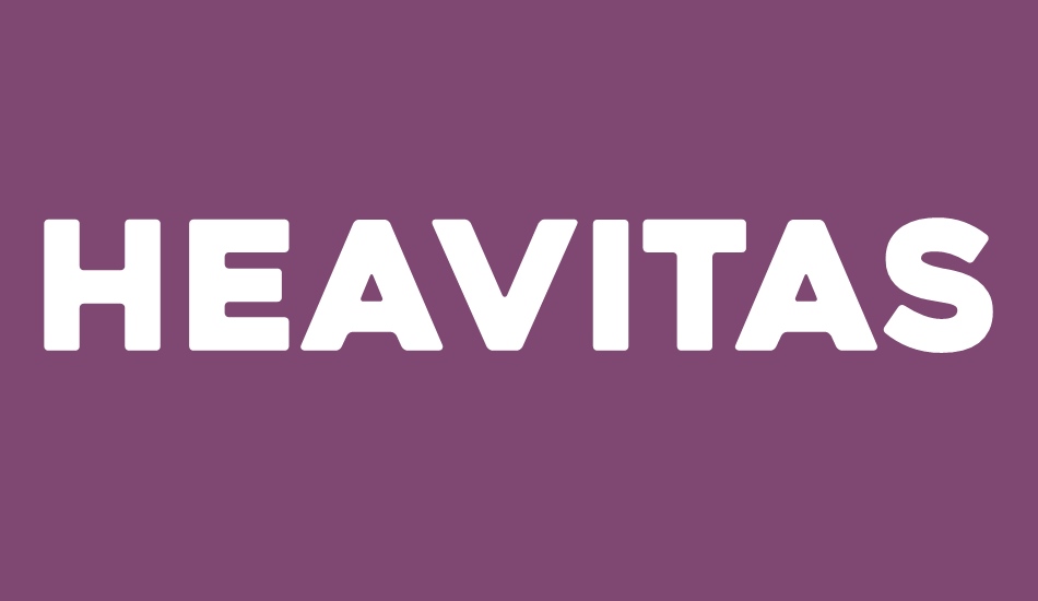 Heavitas font big