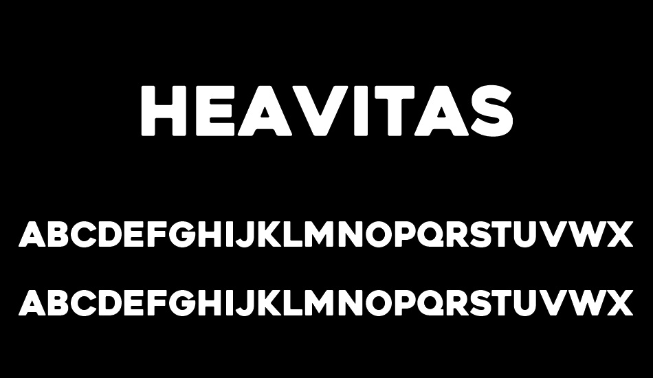 Heavitas font