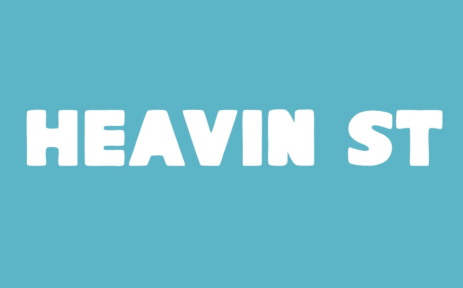 Heavin Stalyn font big