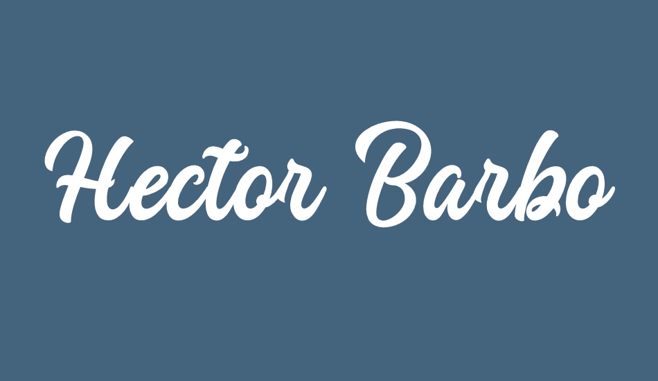 Hector Barbossa font big