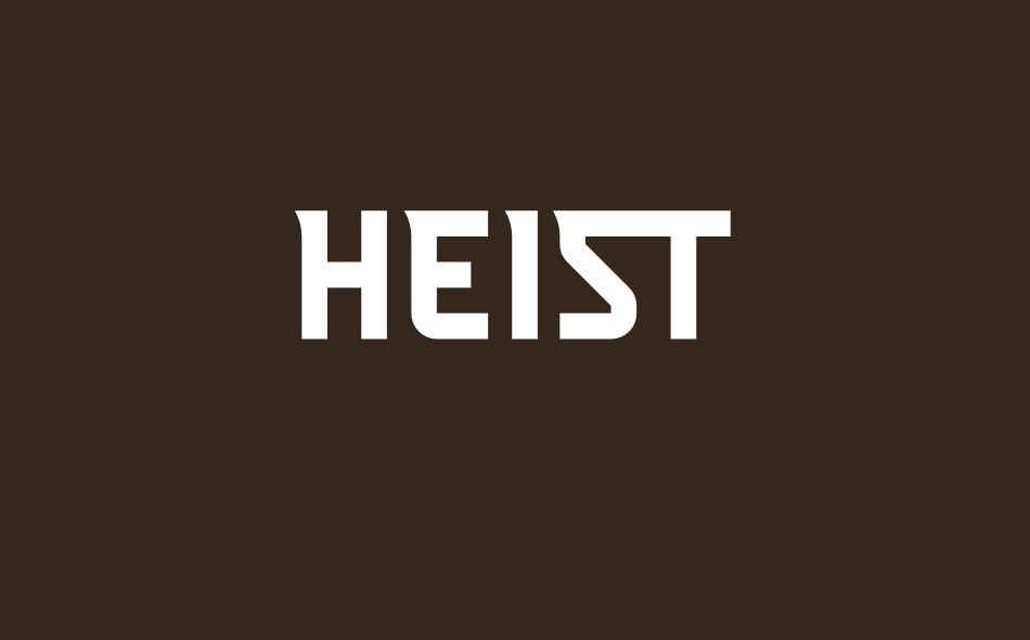 Heist font big