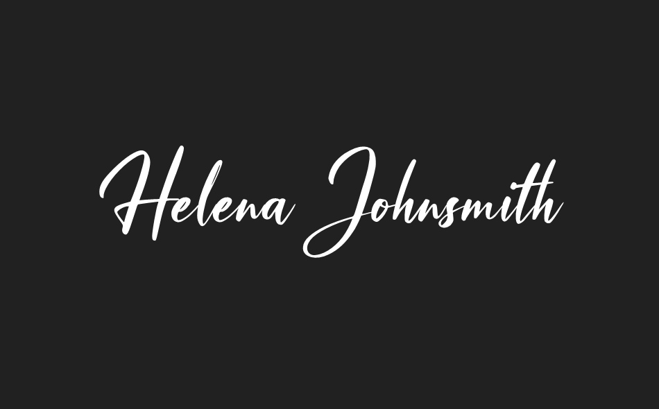 Helena Johnsmith font big