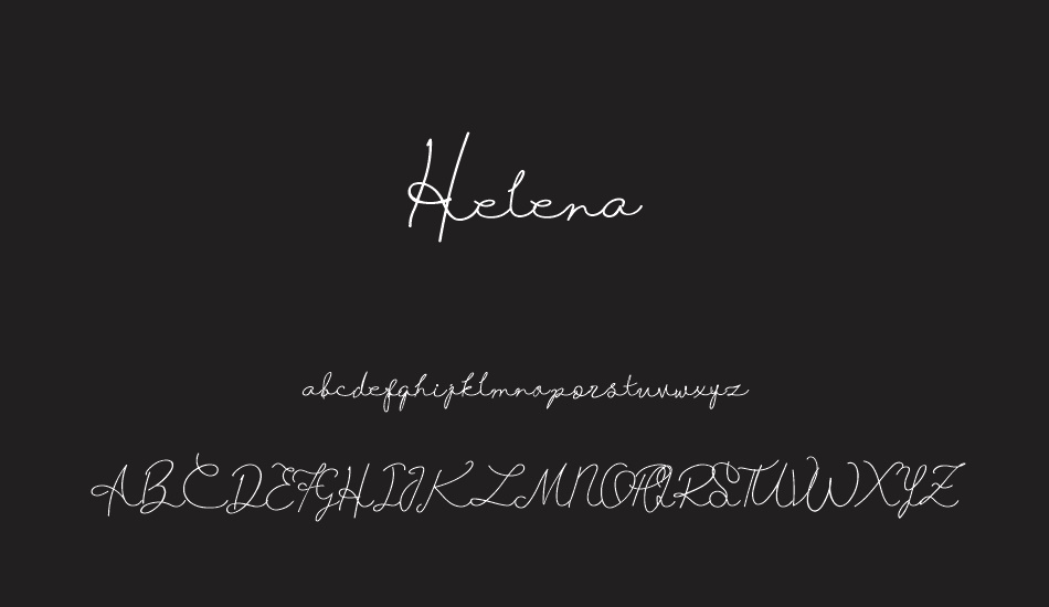 Helena font