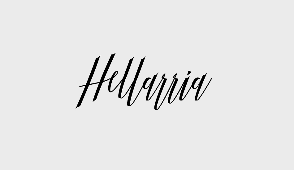 Hellarria font big