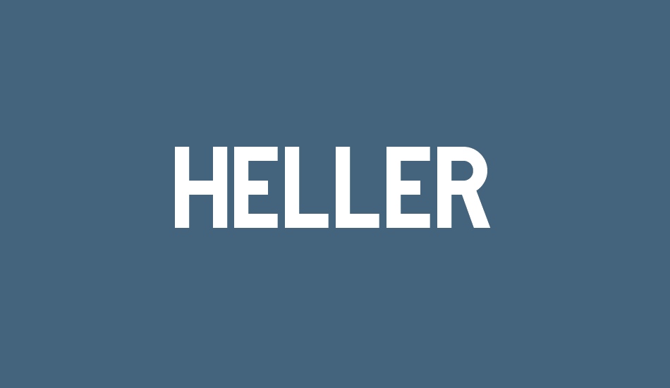 Heller font big