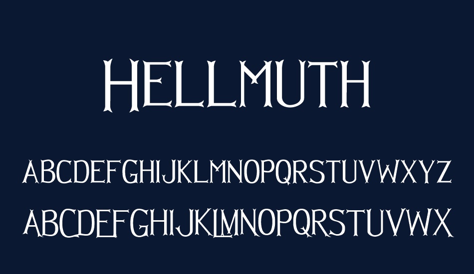 Hellmuth font