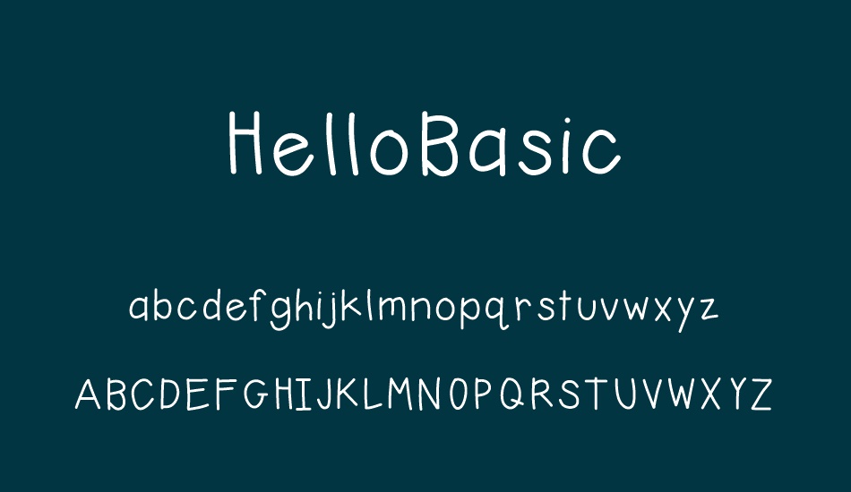 HelloBasic font