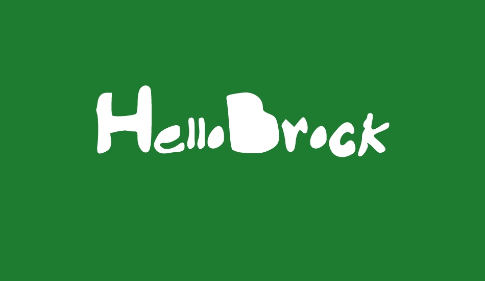 HelloBrock font big