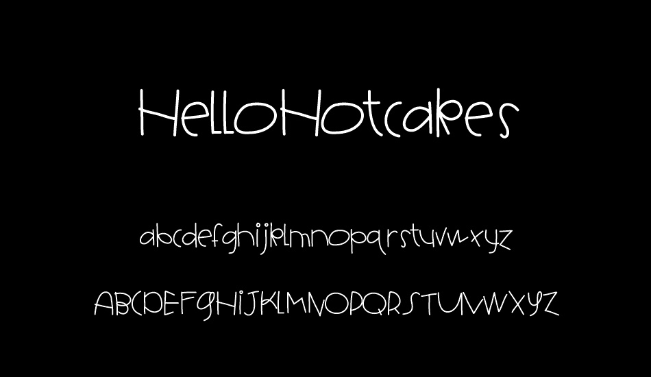 HelloHotcakes font