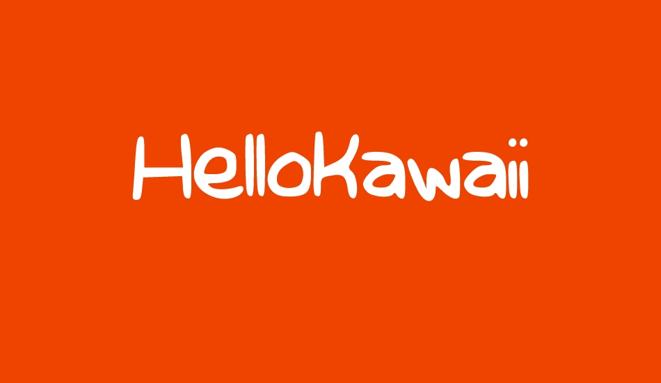 HelloKawaii font big