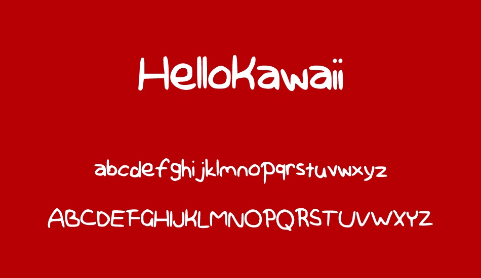 HelloKawaii font