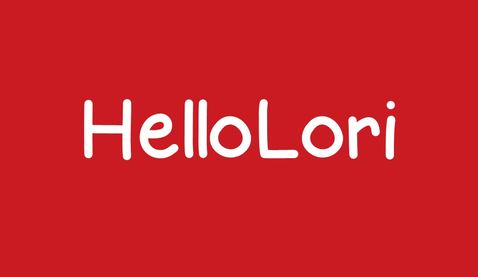 HelloLori font big