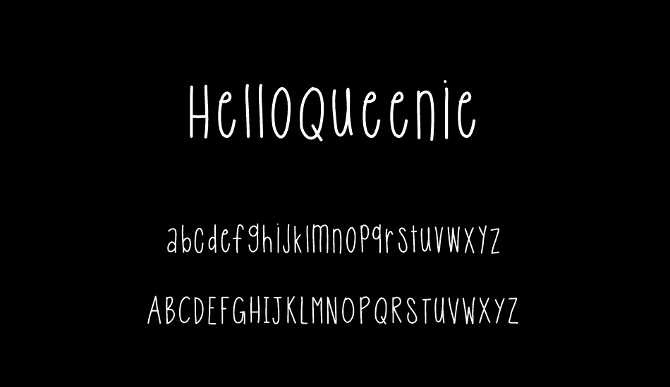 HelloQueenie font