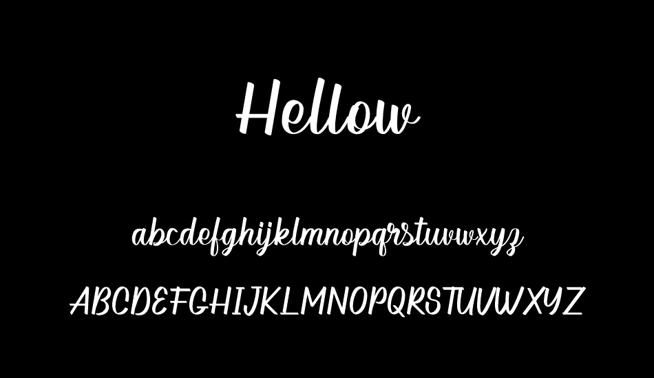 Hellow DEMO font