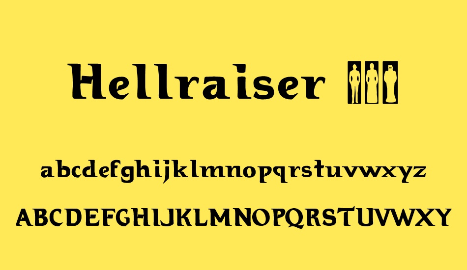 Hellraiser 3 font