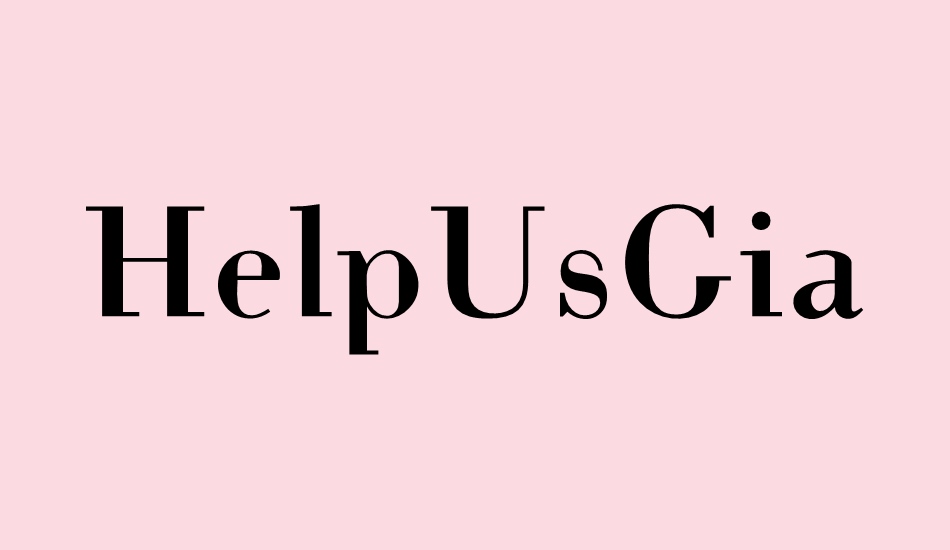 HelpUsGiambattista font big