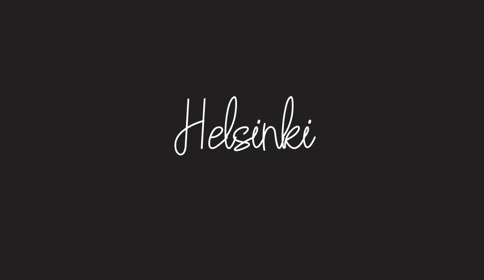 Helsinki Free font big