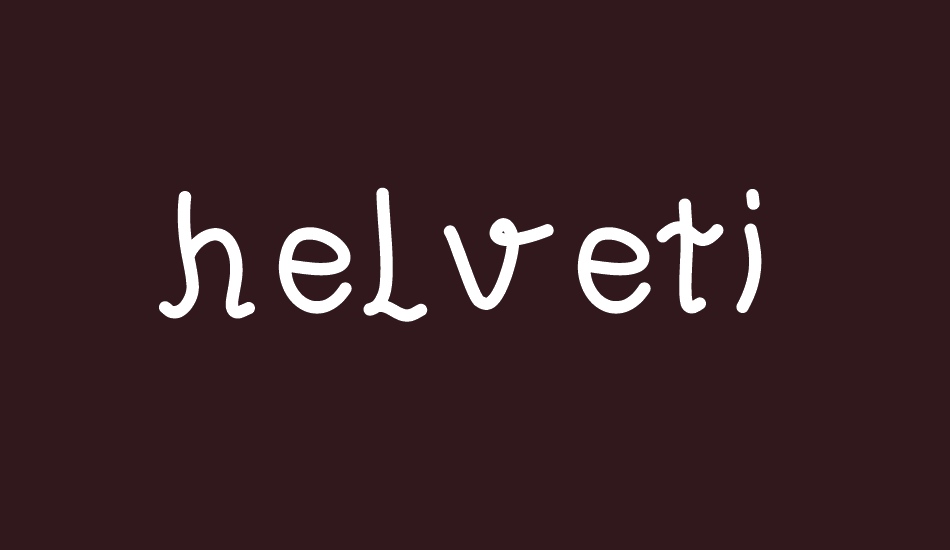 helveti font big