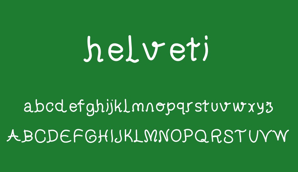 helveti font