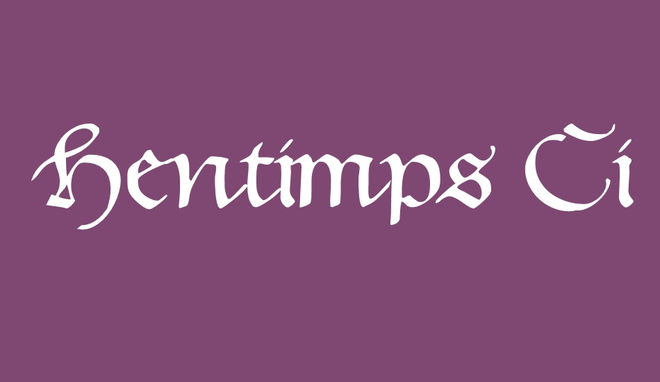 Hentimps Circlet font big