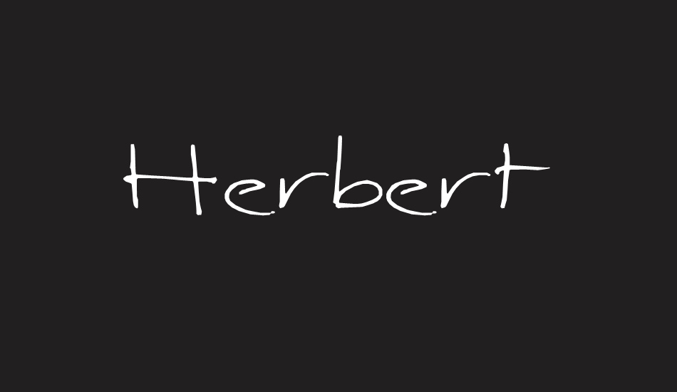 Herbert font big