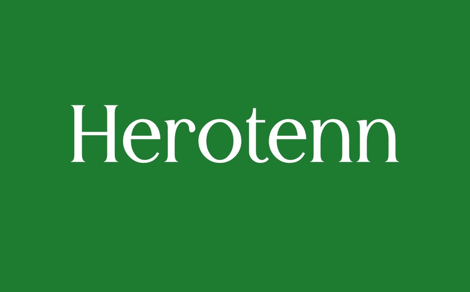 Herotenn font big