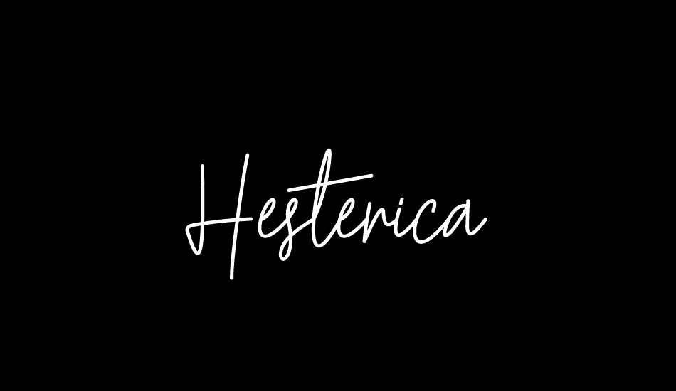 Hesterica font big